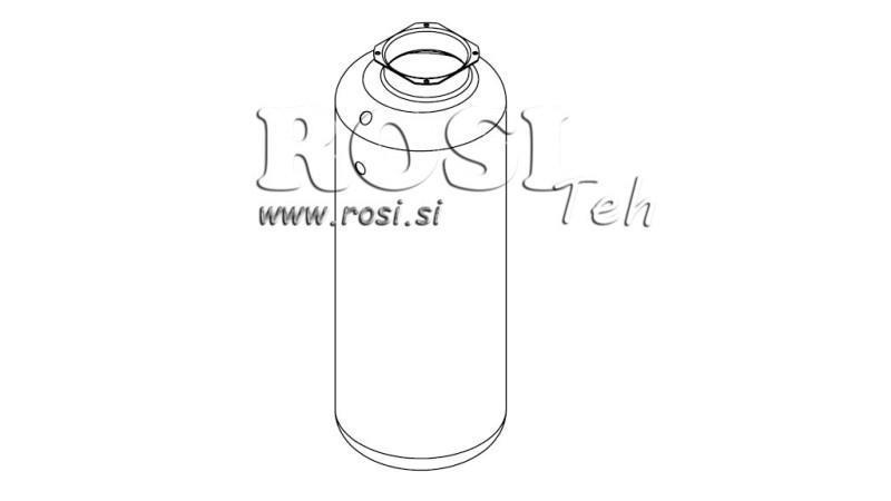 METALLRESERVOAR RULL PP 30 LITER HORIZONTAL-VERTIKAL