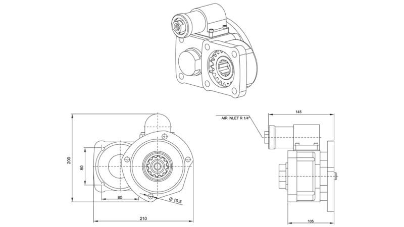 HYDRAULISEN PUMPUN MITAT - VOLVO R6-2