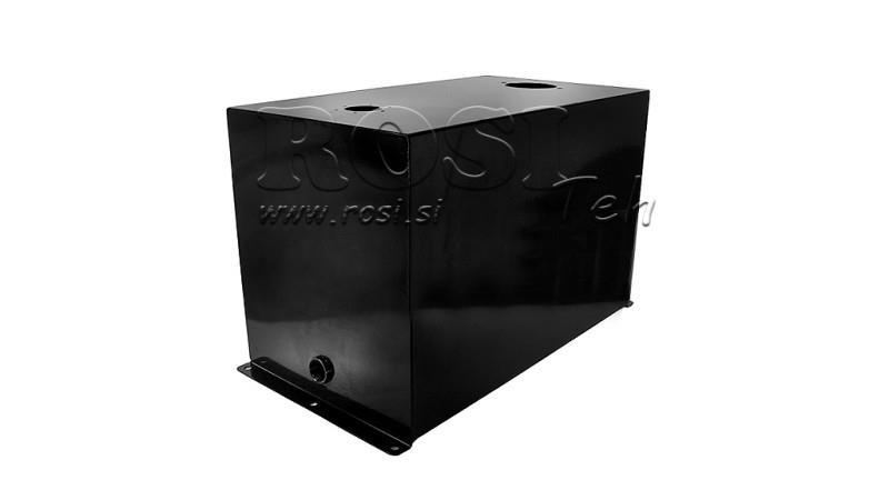 METAAL RESERVOIR 75 LITER CUBE 400x355x653mm VOORBEREIDING VOOR TERUGFILTER