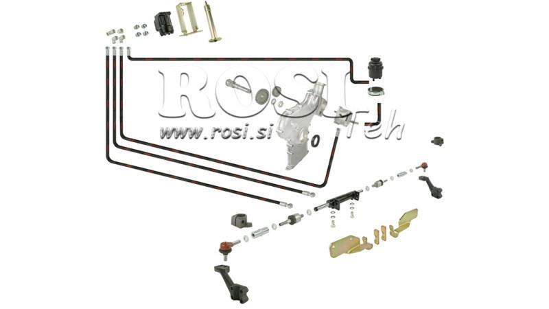 HYDRAULISK STYRING HYDROSTATISK SETT URSUS C360 (PUMPE PÅ PTO) - FORAN SYLINDER