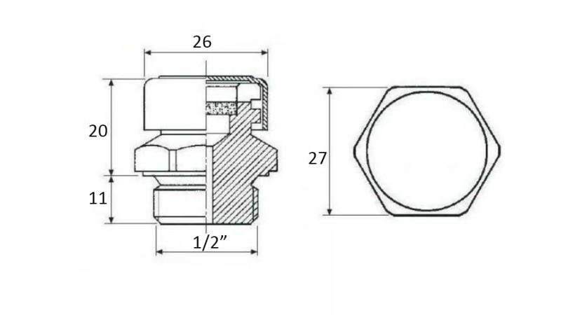 HYDRAULIKENTLÜFTUNG FÜR PTO 1/2