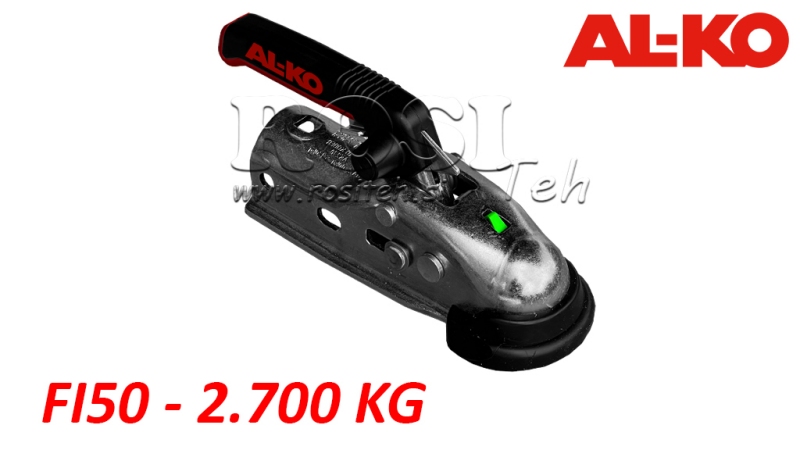 VLEČNA KLJUKA AL-KO AK-270 VOOR AUTO AANHANGER ROND 2.700 KG FI50