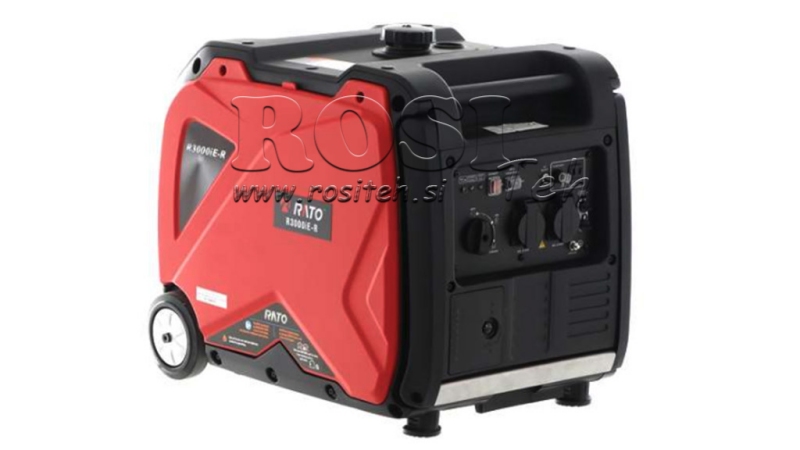 ELEKTRISCHE GENERATOR MET INVERTER R3000 3.2 KW