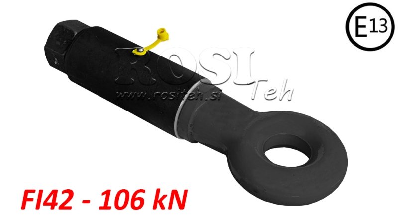 KIERTEETTY HINAUSKOUKKU FI42 106kN (E13-sertifikaatti)