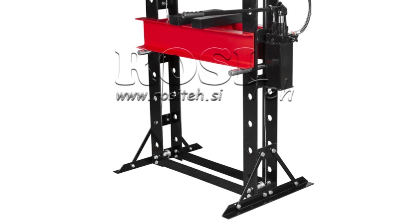 PRESSA IDRAULICA DA OFFICINA PER CUSCINETTI 50T - a due velocità
