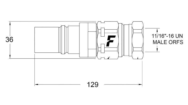 MIESPUOLINEN PIKALIITIN MULTI-FASTER 3/8 3PLK 3PLV A LIIKKUVA OSA