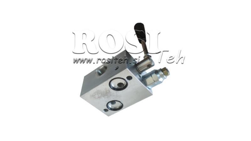 MANUAL VALVE FOR HYDROMOTOR MP-MR-MH CLOSE CENTER - 50lit