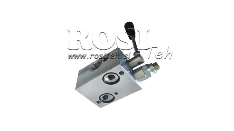 MANUELL VENTIL FOR HYDROMOTOR MP-MR-MH ÅPEN SENTER - 50lit