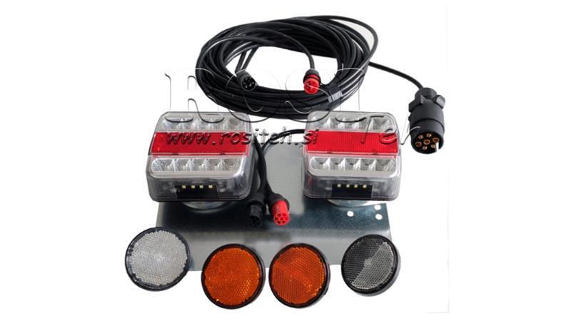 LED MAGNETISCHE LICHTSET MET KABEL 7.5m 2.5m