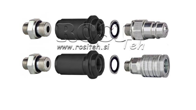 MANIGLIA PER ACCOPPIAMENTO RAPIDO MARCATURA M22-1/2 NERO