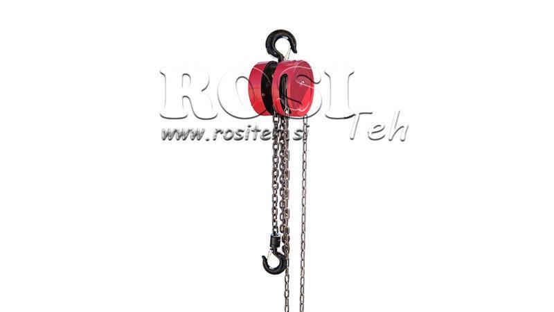 KETTINGLIFT - LIER 1Ton x 2.5m