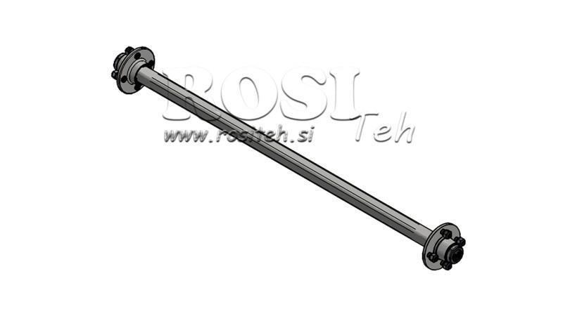 EJE PARA REMOLQUE 950 KG SIN FRENOS (1200 MM)