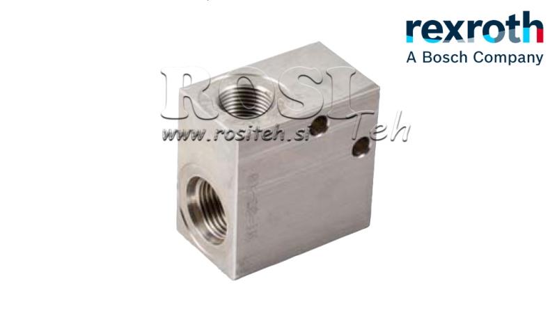 HOUSING FOR 2-WAY HYD. VALVE REXROTH 3/8 40-LIT