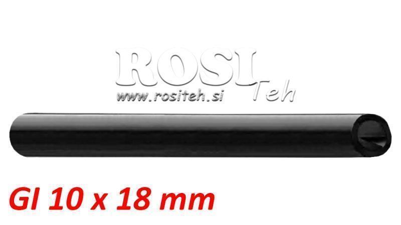 TUYAU GI POUR AIR COMPRIMÉ H-PLUS AIR NOIR 10x18mm 20BAR