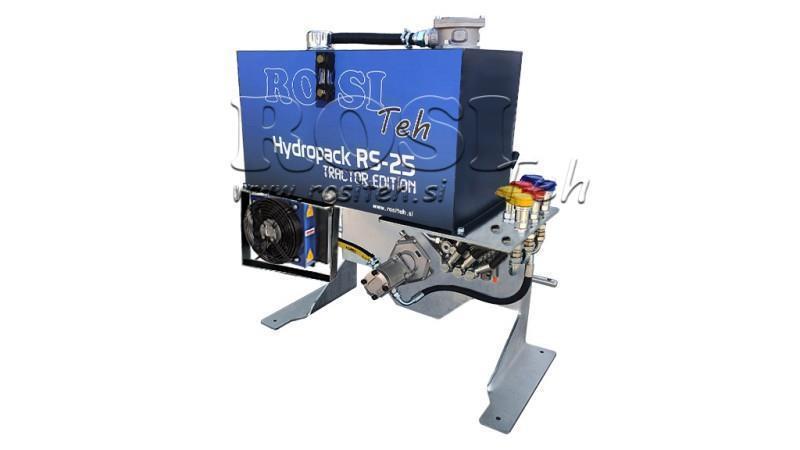 AGREGADO HIDRÁULICO DE TRACTOR CAPACIDAD 100lit FLUJO 53lit/min 3XP80 - CON ENFRIADOR DE ACEITE
