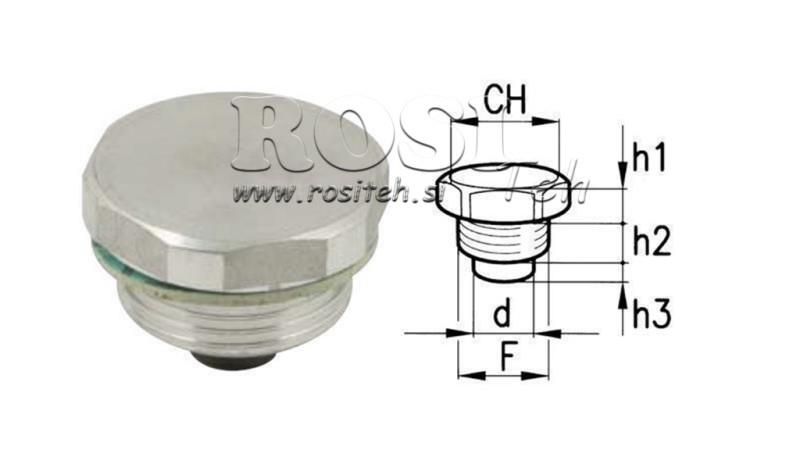 HYDRAULISK MAGNET - PLUGG 3/4