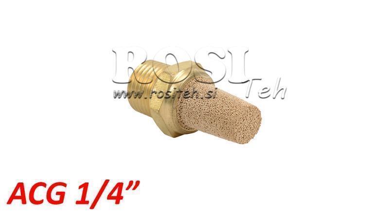 PNEUMATISK DEMPING AV BRASS ACG 014 HØY