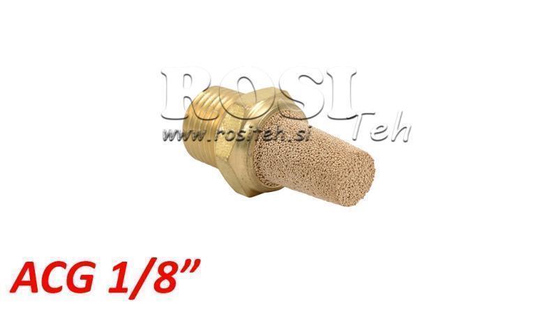 PNEUMATISK DEMPING LAGET AV BRASS ACG 018 HØY