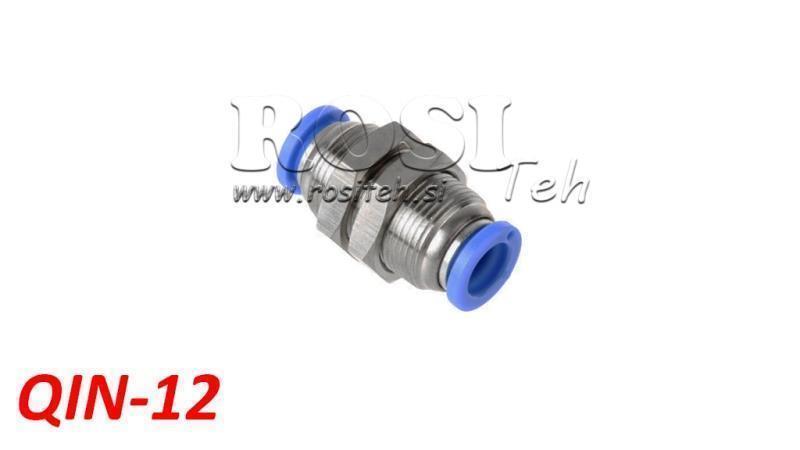 PNEUMATISK PLUG-IN DELER TILKOBLING TPA UTEN GJENGER QIN-12