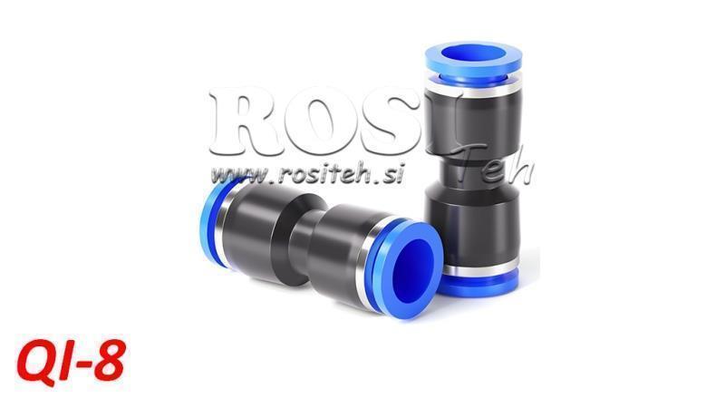 PNEUMATISCHE PLUG RECHTE VERBINDER TPA ZONDER DRAAD QI-8