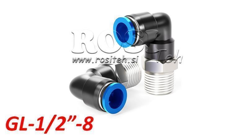 PNEUMATISCHE PLUG RECHTE CONNECTOR TPA MET DRAAD GI-018-10