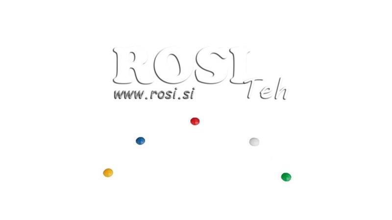 KNAPP MARKØR (BLÅ, HVIT, RØD, GUL, GRØNN)