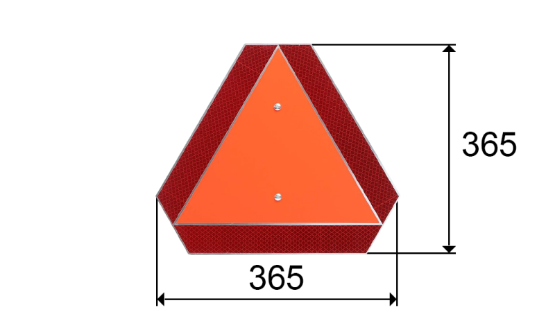 ALU HOIATUSTRIANGEL SUURUS 365X365MM