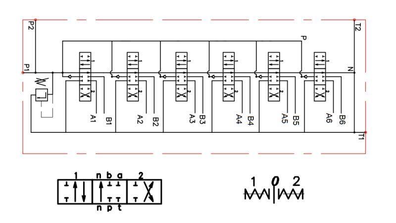 VALVOLA IDRAULICA 6xPC70