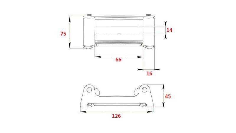 GUIDA RULLO PER CAVO IN ACCIAIO DWM 2000-2500