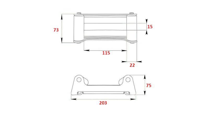ROLLERGUIDE VOOR STAALKABEL DWH 4500 HDL