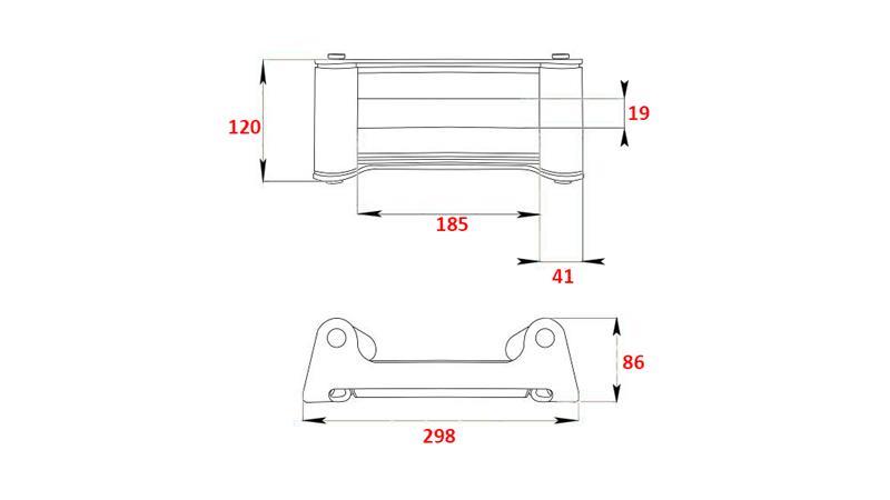 GUIDA RULLANTE PER CAVO IN ACCIAIO DWM, DWH, DWT, DWHI 9000-22000