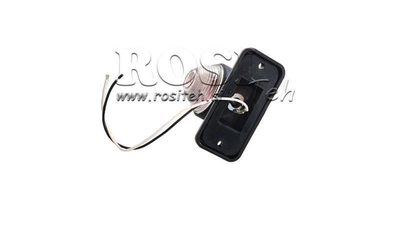 SIDE LIGHT FOR TRAILERS ROUND WHITE/RED