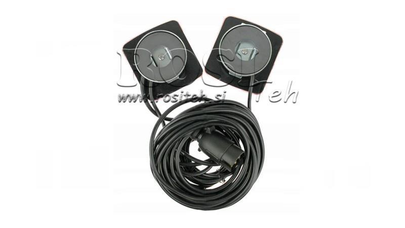 LED BAKLYS MED MAGNETISK KABEL