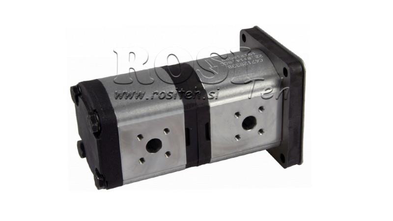 HYDRAULINEN PUMPPU TRAKTORILLE - OEM 47129338 - CNH TLA 4WD 23 11 cc VASEN