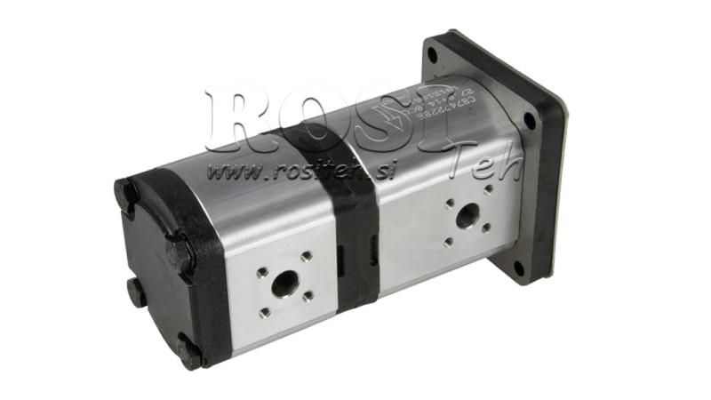 HYDRAULISK PUMPE TRAKTOR - OEM 87472285 - CNH SERIE T4 26 15 cc VENSTRE