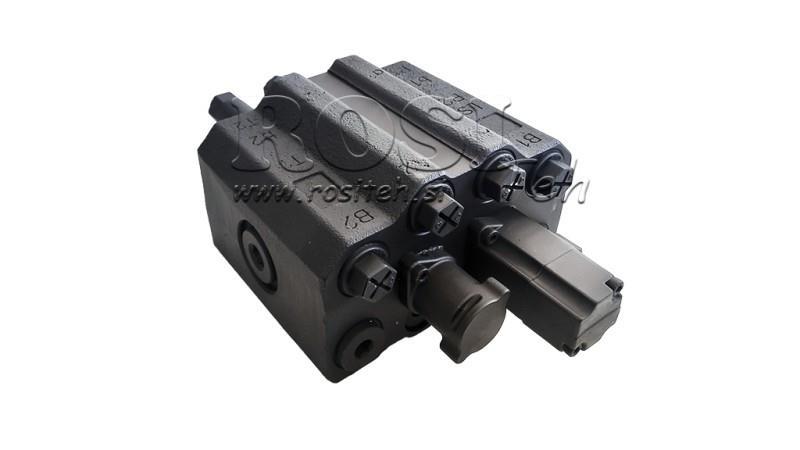 VÁLVULA DE CONTROL HIDRÁULICO 2xP90 L/min SENSADO DE CARGA