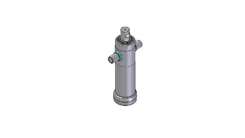 2034F - TELESCOPISCHE CYLINDER STANDAARD/GAT 3 FASES REIS 790 DIAMETER 95