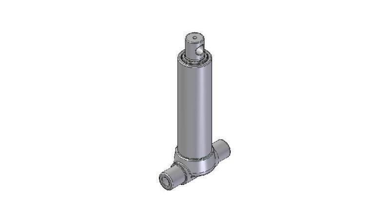 2520F -CILINDRU TELESCOPIC INFERIOR – GĂURĂ 2 ETAPE CĂLĂTORIE 455 DIAMETRU 80