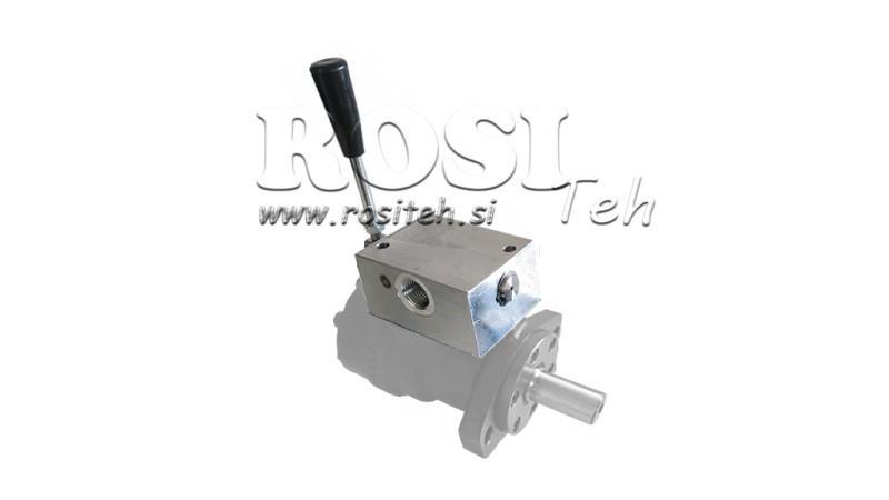 MANUELL VENTIL FOR HYDROMOTOR MP-MR-MH ÅPEN SENTER - 50lit