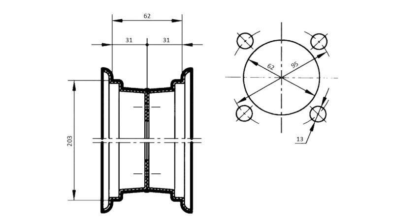 ARO 2.50x8”