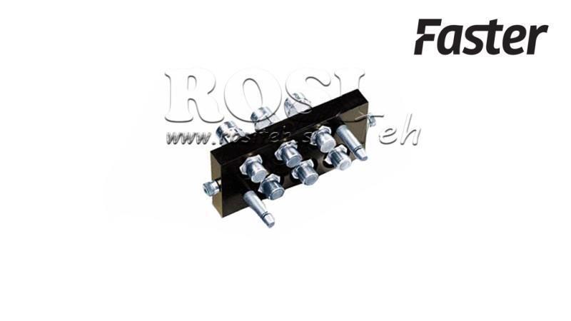 MULTI-FASTER KOPPELING 6-weg BSP1/2 MOBIELE DEEL