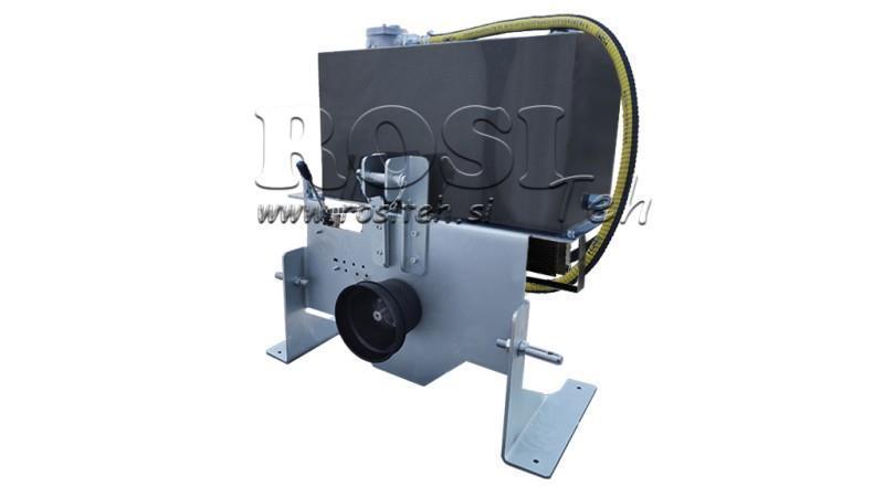 AGGREGATO IDRAULICO PER TRACTOR CAPACITÀ 100lit FLUSSO 53lit/min 1XP80 - CON RADIATORE D'OLIO