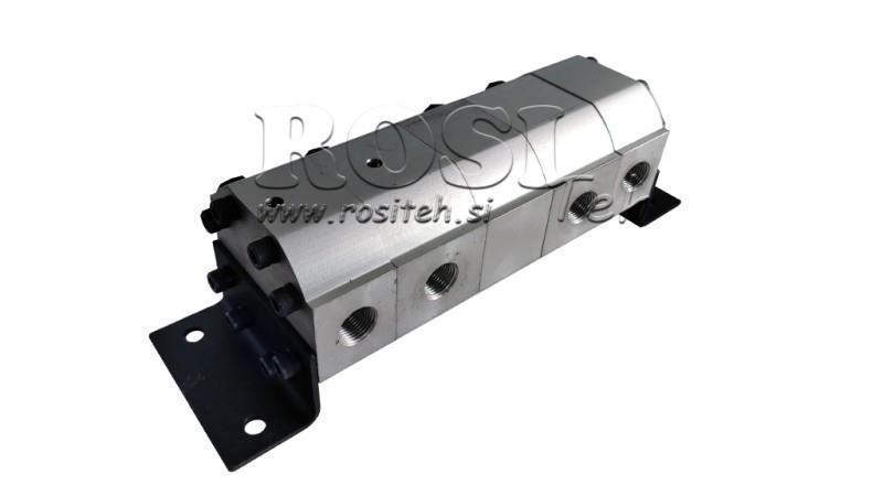 HYDRAULISCHE TANDWIELSTROOMVERDELER 4/1 (3-6.4 lit - max.240bar) 1.6cc/SEG