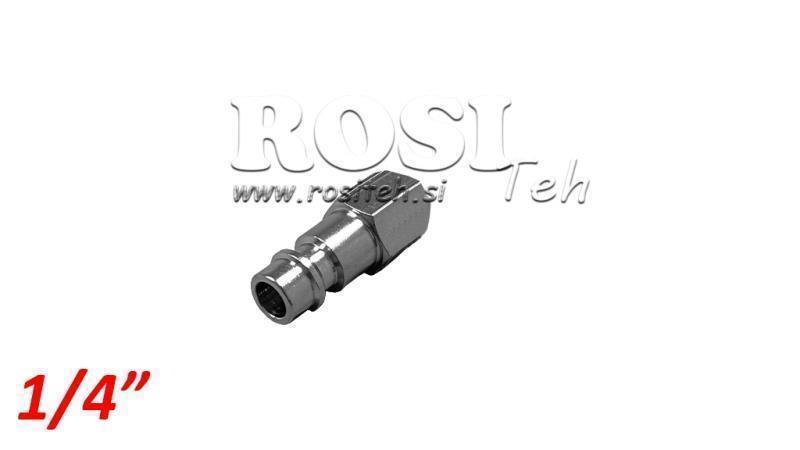 PNEUMATIC QUICK CONNECT MALE INTERNAL THREAD G014 - DN7.2