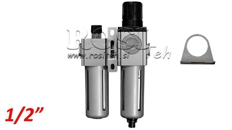 PNEUMATISK FORBEREDELSE ENHET 300 G1/2 40µ 0-10b