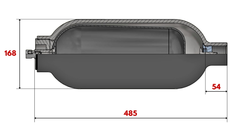ACCUMULATORE IDRAULICO 6.5 LIT
