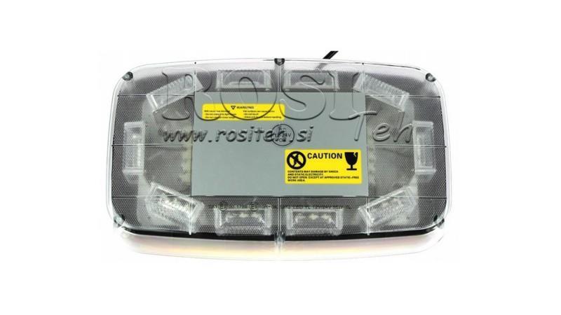 LED MAGNETISCHE STROBE DRAAIENDE LICHT 20 LED 50W 12V-24V
