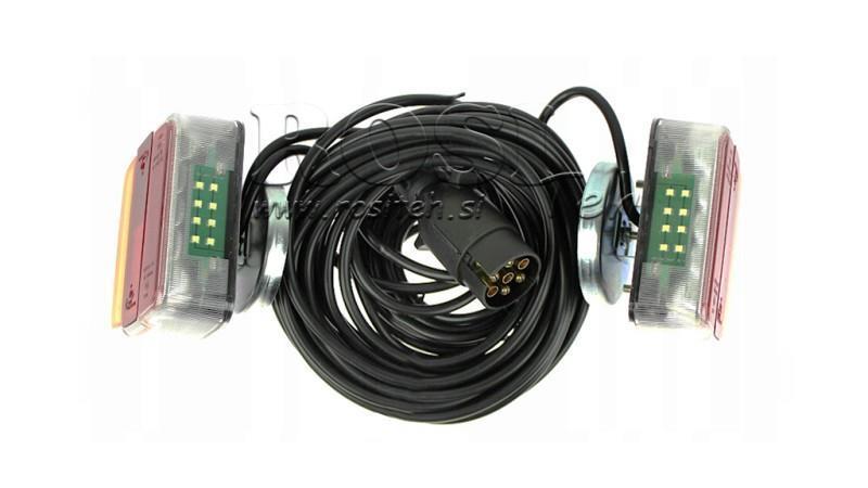 LED BAKLYS MED MAGNETISK KABEL