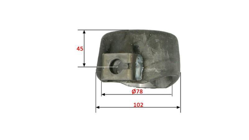 DUMP TRUCK BOKS HOVED fi 78 ØVERST