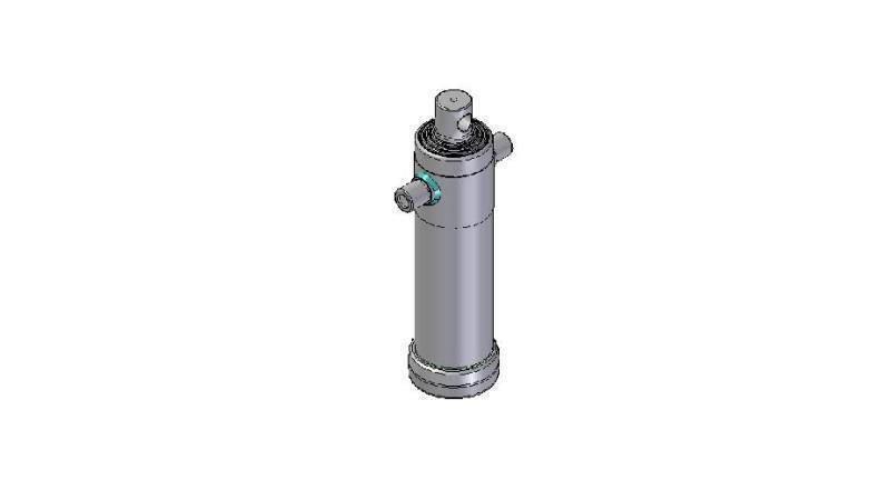 3047F - TELESCOPIC CYLINDER STANDARD/HOLE 4 STAGES TRAVEL 1510 DIAMETER 124